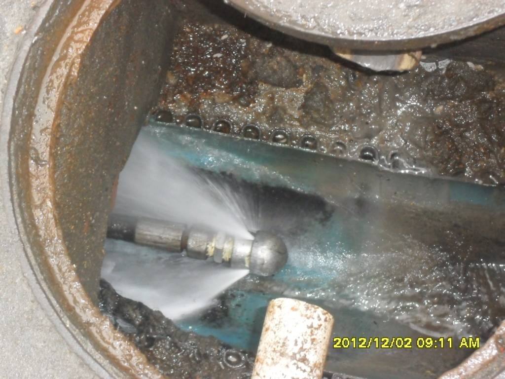 碾子山污水管道高压清洗